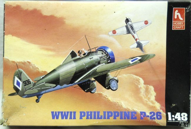 Hobby Craft 1/48 Philippine P-26 Peashooter, HC1559 plastic model kit